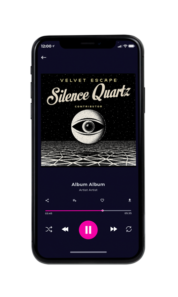 Tablet view of Premade Contemporary Music Album Cover - Cod Gray #11092 | AlbumArtZone*
