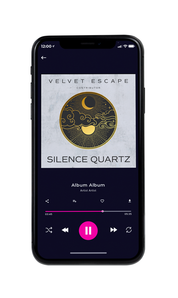 Tablet view of Premade Contemporary Music Album Cover - Quill Gray #11098 | AlbumArtZone*