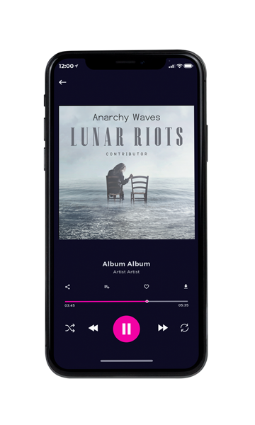 Tablet view of Premade Electronica & Ambient Album Cover - Pumice #11116 | AlbumArtZone*