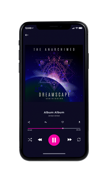 Tablet view of Premade Electronica & Ambient Book Cover - Black Pearl #11167 | AlbumArtZone*