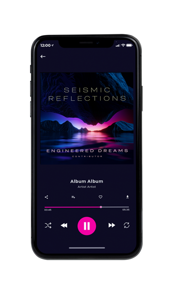 Tablet view of Premade Contemporary Music Album Cover - Ebony #11176 | AlbumArtZone*