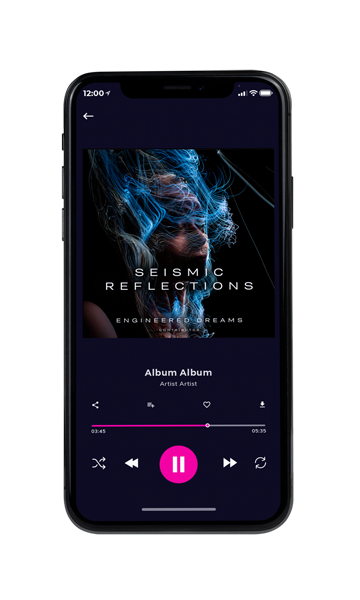 Tablet view of Premade Contemporary Music Album Cover - Bunker #11182 | AlbumArtZone*