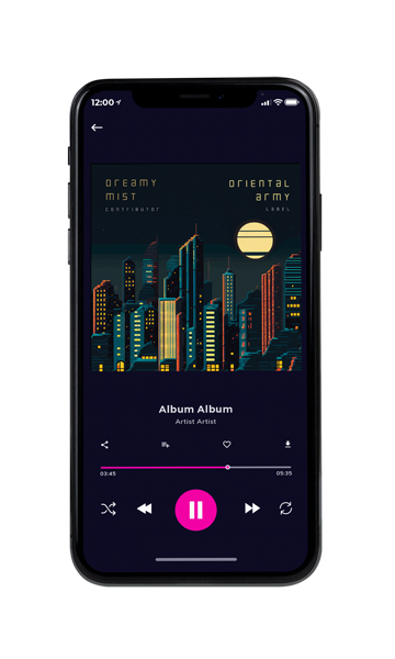 Tablet view of Premade Contemporary Music Album Cover - Mirage #11208 | AlbumArtZone*