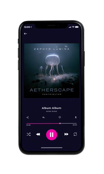 Tablet view of Premade Electronica & Ambient Album Cover - Mirage #11231 | AlbumArtZone*