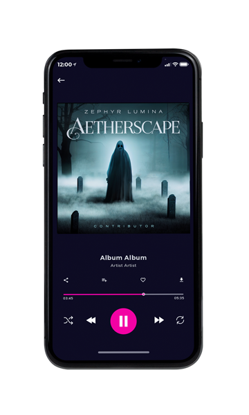 Tablet view of Premade Podcast Book Cover - Outer Space #11236 | AlbumArtZone*