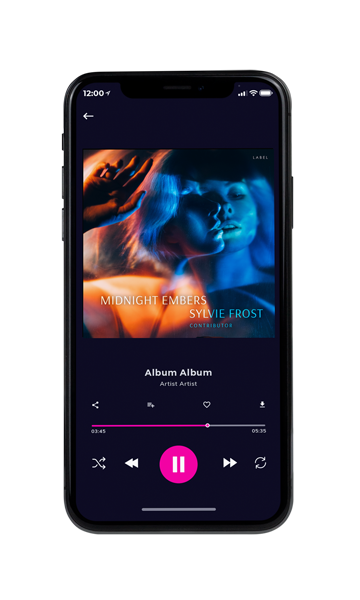 Tablet view of Premade Contemporary Music Album Cover - Cloud Burst #11259 | AlbumArtZone*