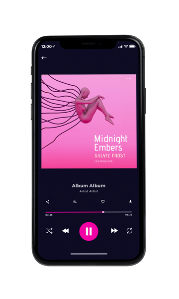Tablet view of Premade Contemporary Music Book Cover - Persian Pink #11263 | AlbumArtZone*