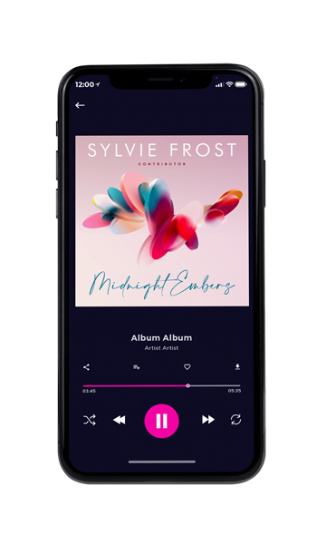 Tablet view of Premade Contemporary Music Album Cover - Oyster Pink #11279 | AlbumArtZone*