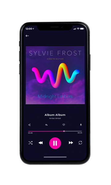 Tablet view of Premade Contemporary Music Album Cover - Meteorite #11280 | AlbumArtZone*