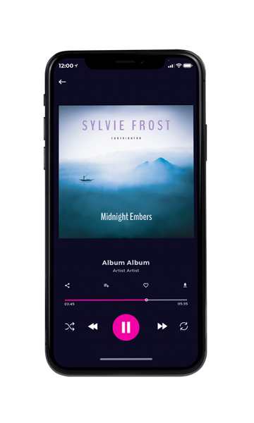 Tablet view of Premade Electronica & Ambient Album Cover - Geyser #11283 | AlbumArtZone*