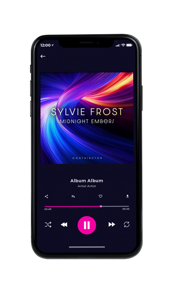 Tablet view of Premade Contemporary Music Album Cover - Violet #11287 | AlbumArtZone*