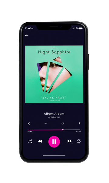 Tablet view of Premade Pop Album Cover - Vista Blue #11305 | AlbumArtZone*