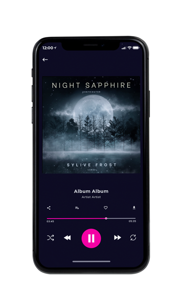 Tablet view of Premade Electronica & Ambient Album Cover - Ebony Clay #11319 | AlbumArtZone*