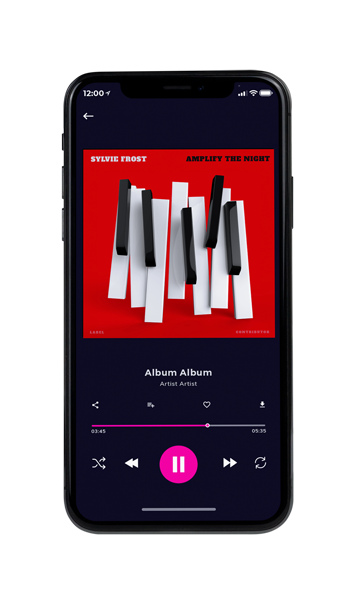 Tablet view of Premade Contemporary Music Album Cover - Alto #11343 | AlbumArtZone*