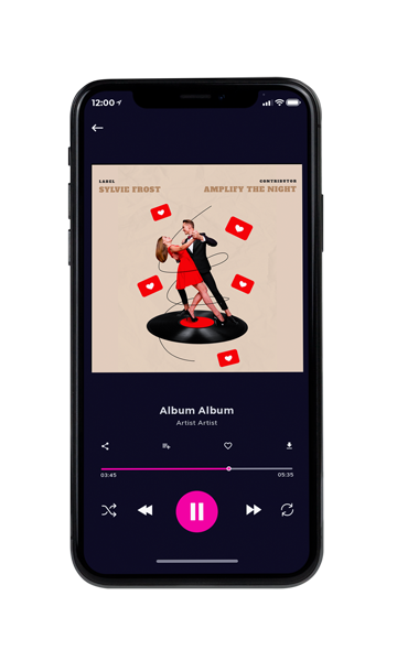 Tablet view of Premade Pop Album Cover - Stark White #11345 | AlbumArtZone*