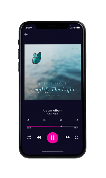 Tablet view of Premade Indie & Folk Music Album Cover - Tower Gray #11360 | AlbumArtZone*