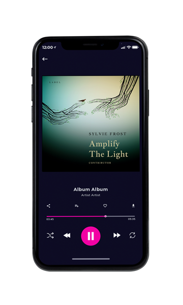 Tablet view of Premade Indie & Folk Music Album Cover - Green Mist #11372 | AlbumArtZone*
