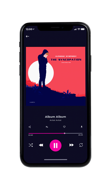 Tablet view of Premade Contemporary Music Album Cover - Carnation #11419 | AlbumArtZone*