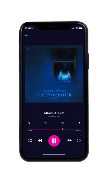 Tablet view of Premade Electronica & Ambient Book Cover - Bunting #11428 | AlbumArtZone*