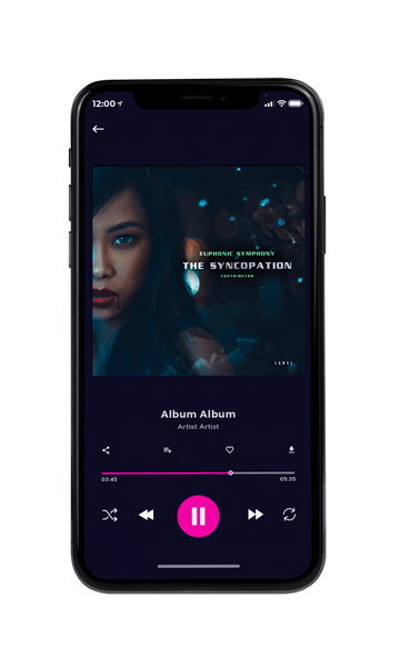 Tablet view of Premade Electronica & Ambient Album Cover - Mirage #11442 | AlbumArtZone*