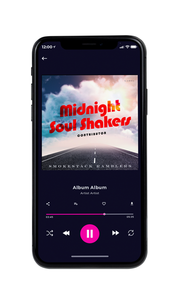 Tablet view of Premade Indie & Folk Music Album Cover - Bright Gray #11499 | AlbumArtZone*