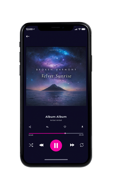 Tablet view of Premade Electronica & Ambient Album Cover - Martinique #11513 | AlbumArtZone*