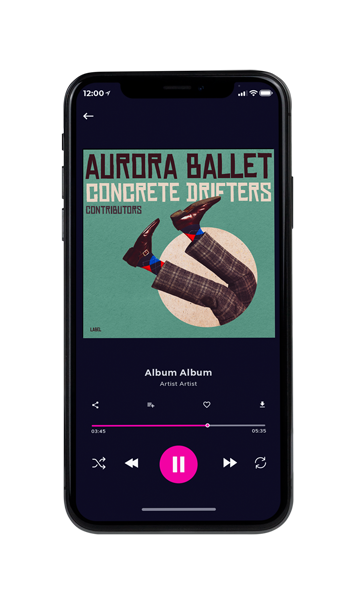 Tablet view of Premade Contemporary Music Album Cover - Oxley #11544 | AlbumArtZone*