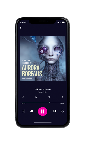 Tablet view of Premade Pop Album Cover - Shuttle Gray #11562 | AlbumArtZone*