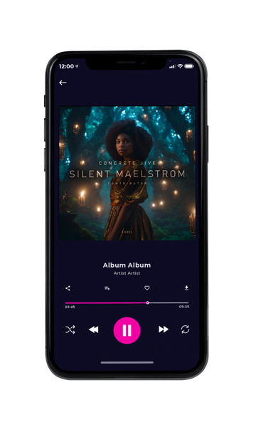 Tablet view of Premade Electronica & Ambient Album Cover - Outer Space #11571 | AlbumArtZone*