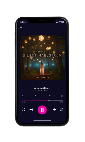Tablet view of Premade Electronica & Ambient Album Cover - Oil #11574 | AlbumArtZone*