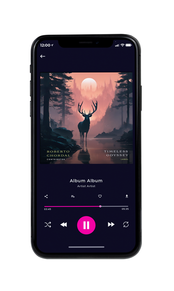 Tablet view of Premade Electronica & Ambient Album Cover - Shark #11593 | AlbumArtZone*
