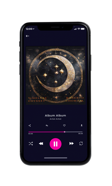 Tablet view of Premade Electronica & Ambient Album Cover - Thunder #11607 | AlbumArtZone*