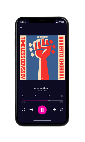 Tablet view of Premade Rock,Punk & Alternative Album Cover - Kashmir Blue #11643 | AlbumArtZone*
