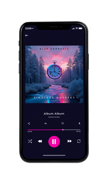 Tablet view of Premade Electronica & Ambient Book Cover - Fiord #11663 | AlbumArtZone*
