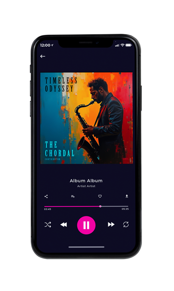 Tablet view of Premade Traditional Jazz & Blues Album Cover - Red Damask #11680 | AlbumArtZone*