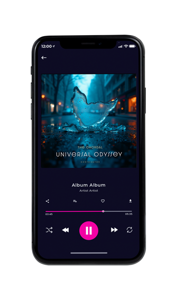 Tablet view of Premade Pop Album Cover - Black #11689 | AlbumArtZone*