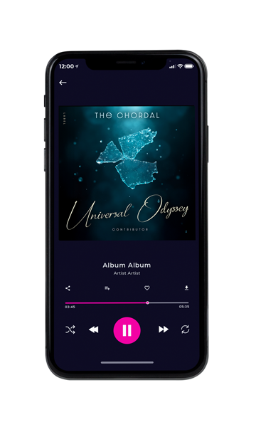 Tablet view of Premade Electronica & Ambient Album Cover - Black Pearl #11699 | AlbumArtZone*