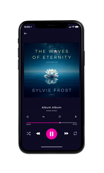 Tablet view of Premade Contemporary Music Album Cover - Blue Zodiac #11717 | AlbumArtZone*