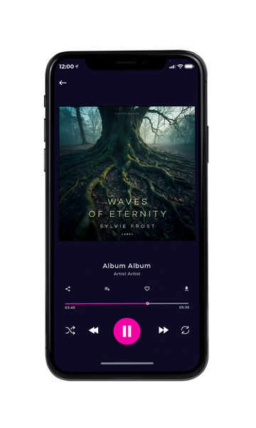 Tablet view of Premade Electronica & Ambient Album Cover - Bunker #11724 | AlbumArtZone*