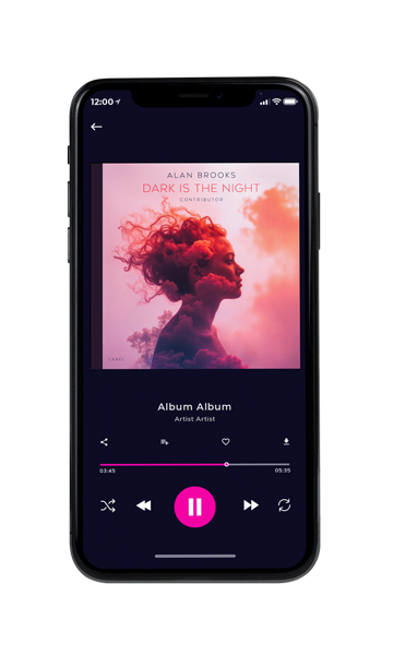 Tablet view of Premade Electronica & Ambient Album Cover - Beauty Bush #11780 | AlbumArtZone*