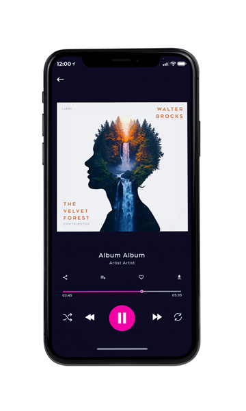 Tablet view of Premade Podcast Album Cover - Bon Jour #11787 | AlbumArtZone*