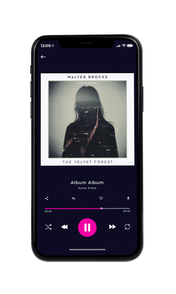 Tablet view of Premade Electronica & Ambient Album Cover - Tuna #11789 | AlbumArtZone*