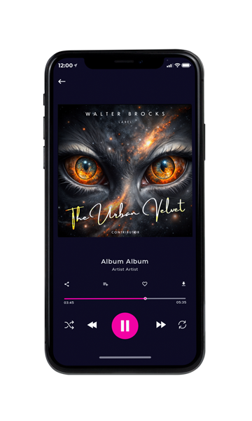 Tablet view of Premade Electronica & Ambient Album Cover - Thunder #11818 | AlbumArtZone*