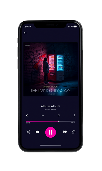 Tablet view of Premade EDM, House & Dub Album Cover - Ebony #11824 | AlbumArtZone*
