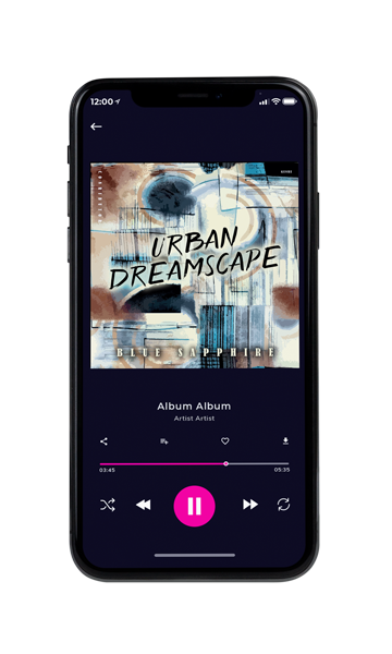 Tablet view of Premade Contemporary Music Album Cover - Foggy Gray #11848 | AlbumArtZone*