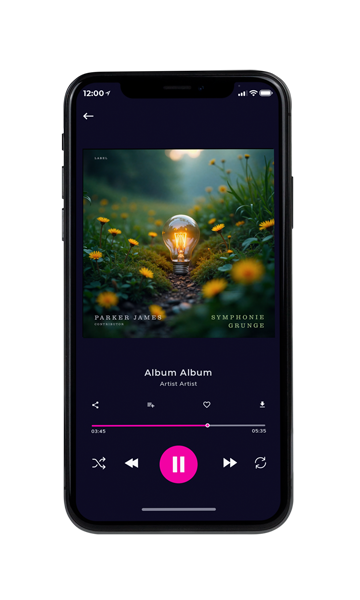 Tablet view of Premade Country & Acoustic Book Cover - Green Kelp #11893 | AlbumArtZone*