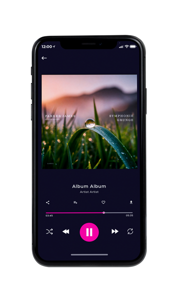 Tablet view of Premade Podcast Album Cover - Clam Shell #11896 | AlbumArtZone*