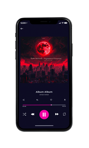 Tablet view of Premade Electronica & Ambient Album Cover - Gondola #11918 | AlbumArtZone*
