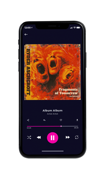 Tablet view of Premade Electronica & Ambient Album Cover - Piper #11929 | AlbumArtZone*