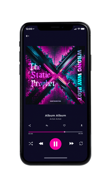 Tablet view of Premade EDM, House & Dub Album Cover - Fuchsia Pink #11935 | AlbumArtZone*